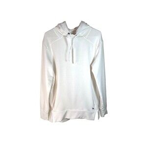 OGIO Women’s Luuma Fleece Size Large Pullover Color: Ivory Snow Pockets & Hoodie